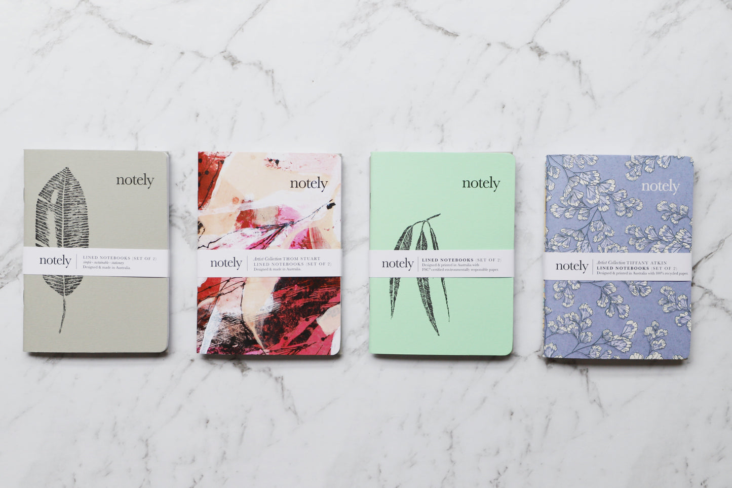Notely - A6 Recycled Paper Notebooks