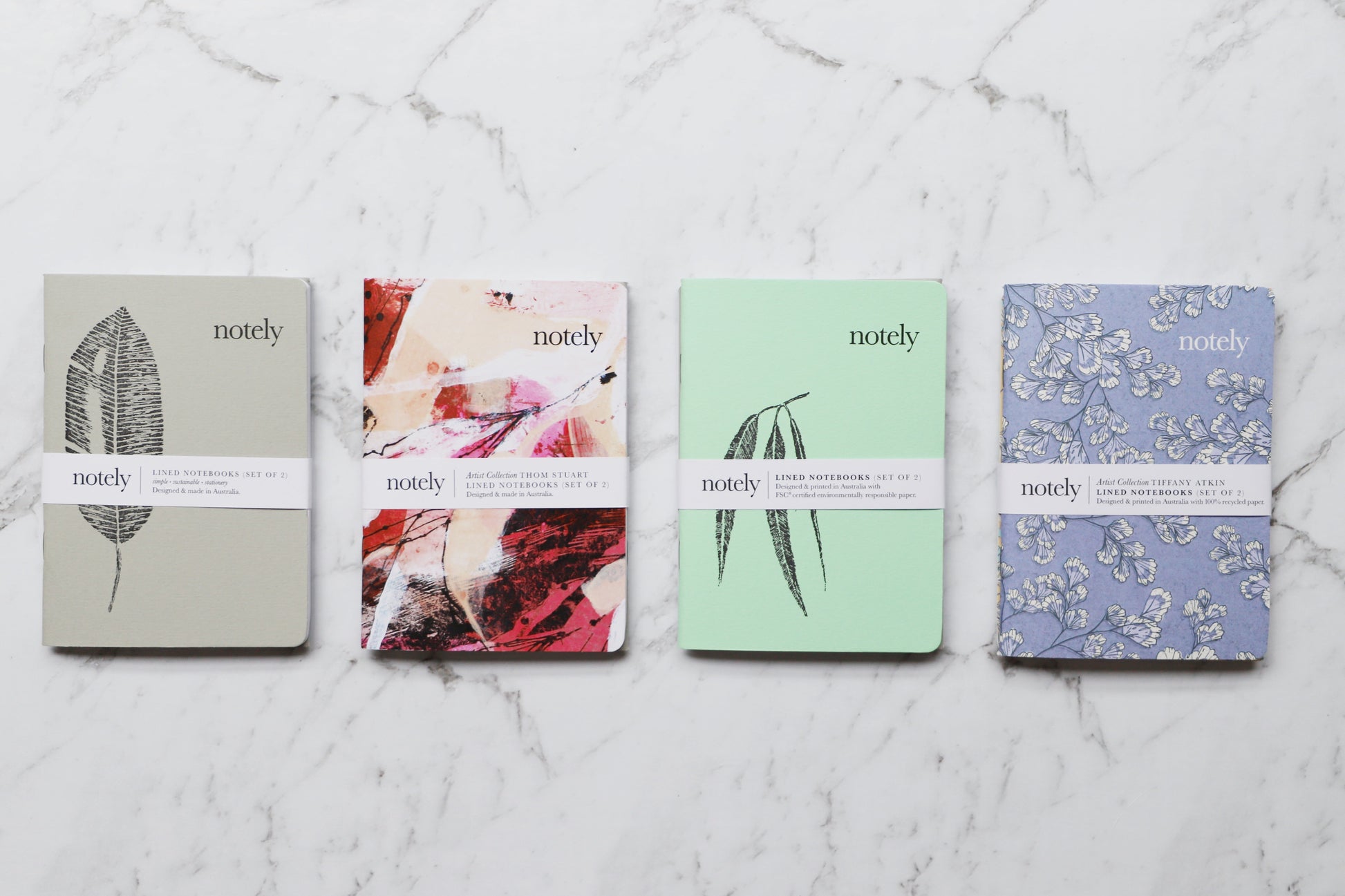 Notely - A6 Recycled Paper Notebooks - EcoLife Box