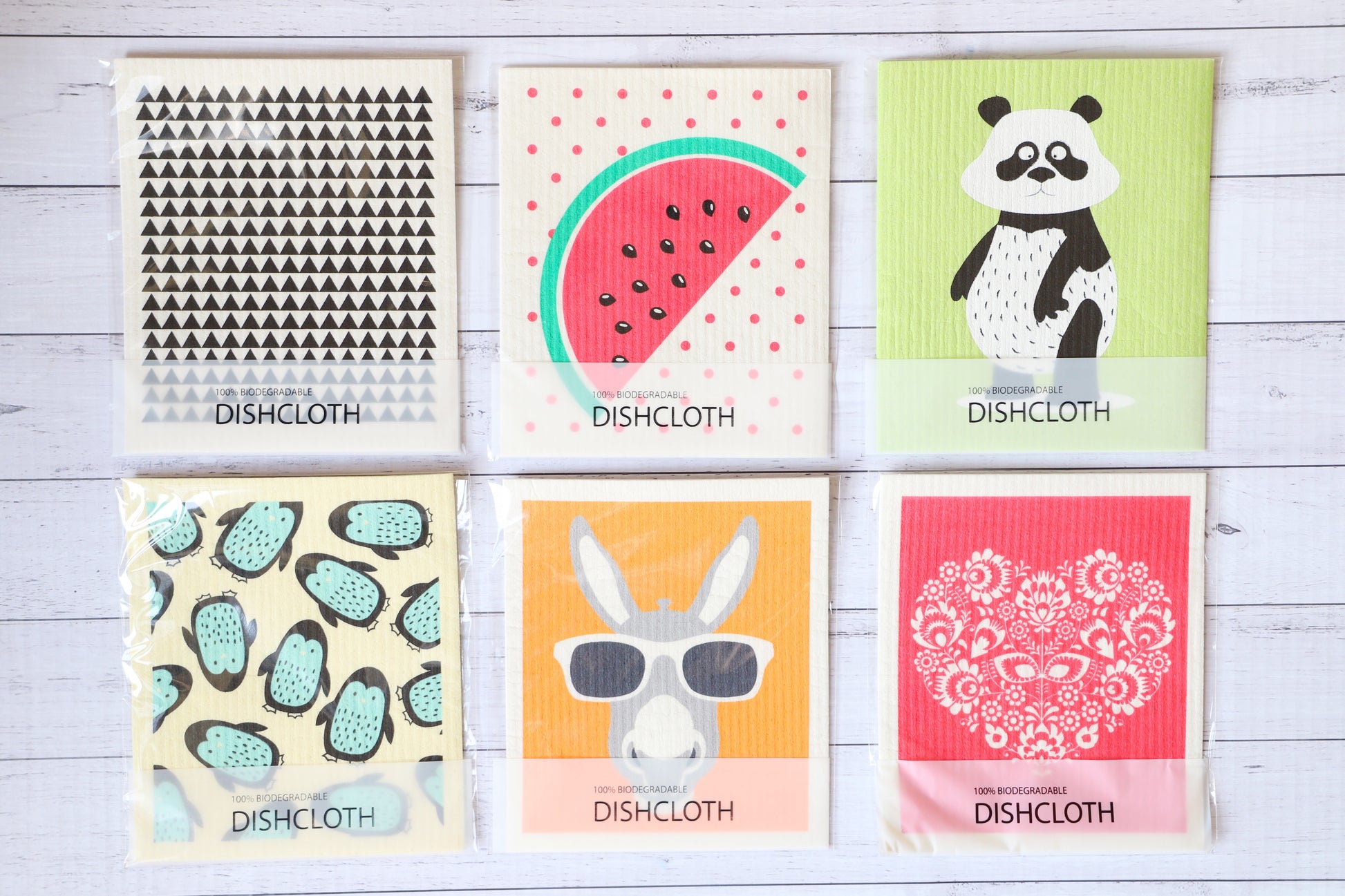 RetroKitchen - Biodegradable Dish Cloths - EcoLife Box