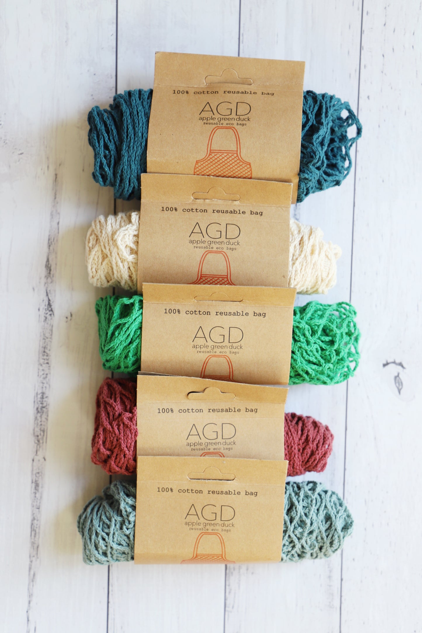 Apple Green Duck - String Bag - EcoLife Box