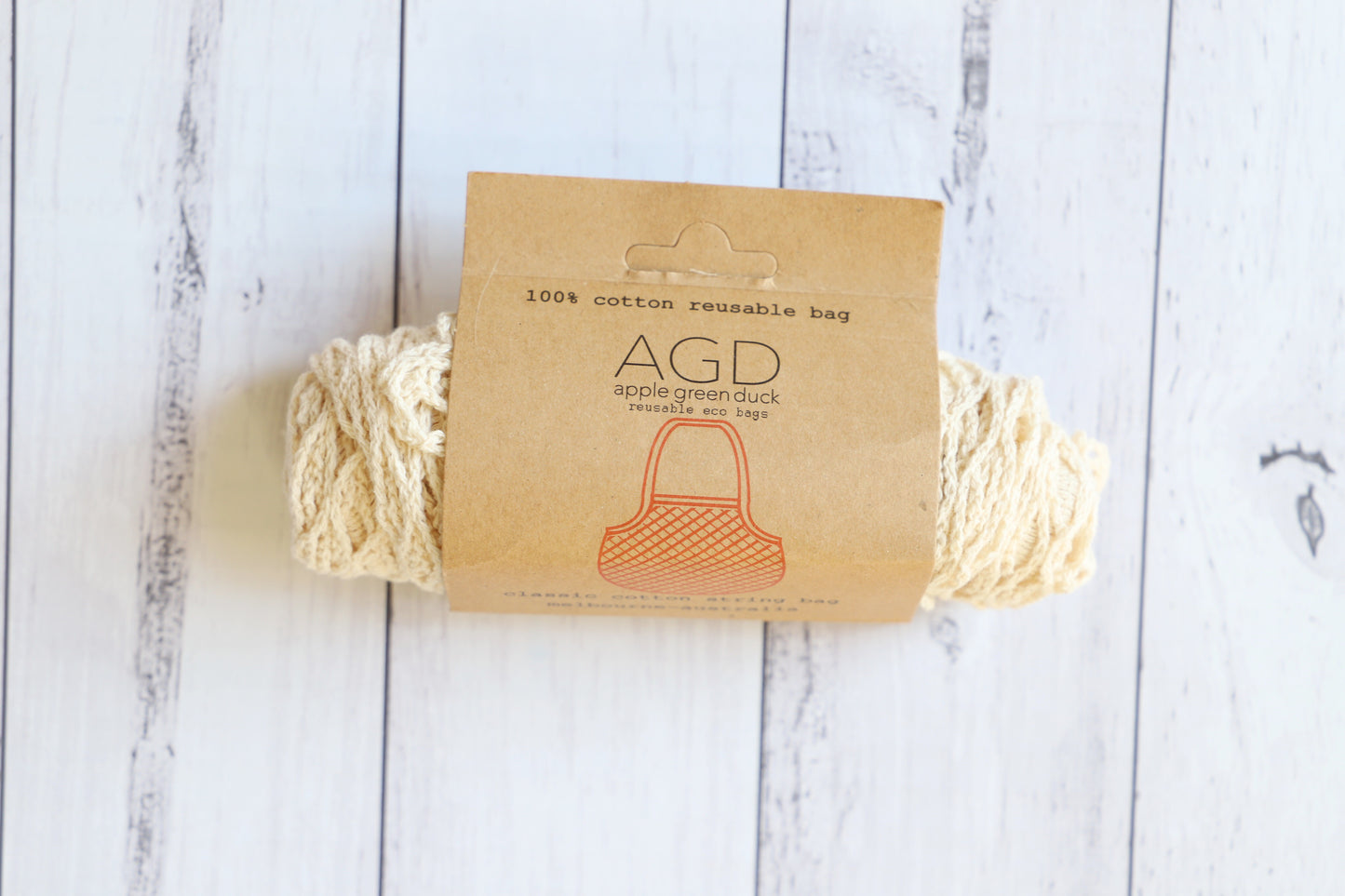 Apple Green Duck - String Bag - EcoLife Box