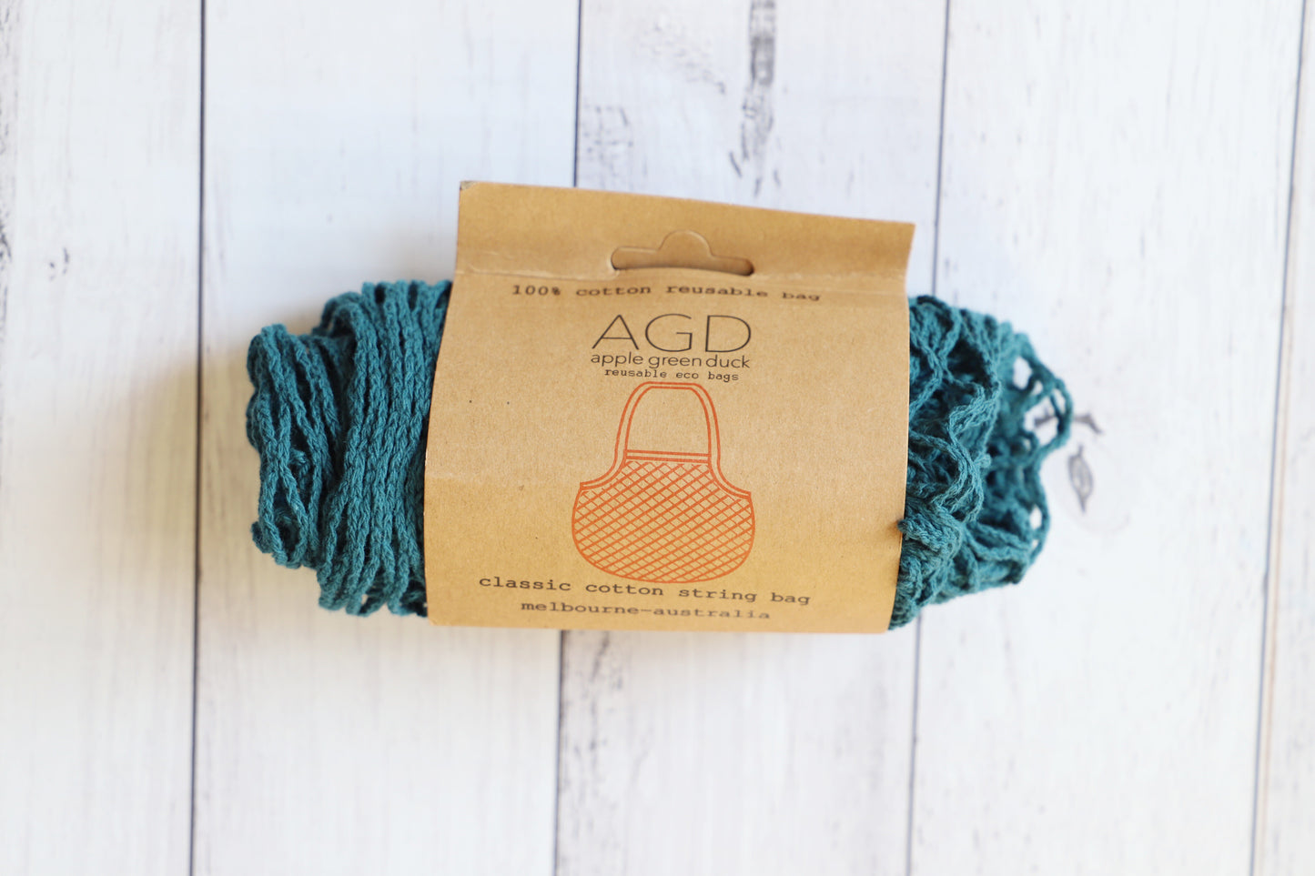 Apple Green Duck - String Bag - EcoLife Box