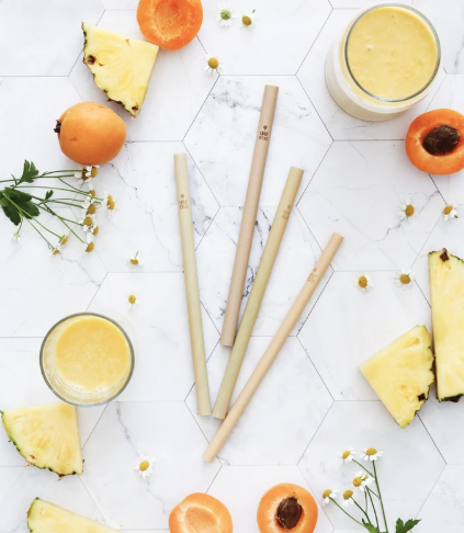 Ever Eco - Bamboo Drinking Straws 4 pack - EcoLife Box