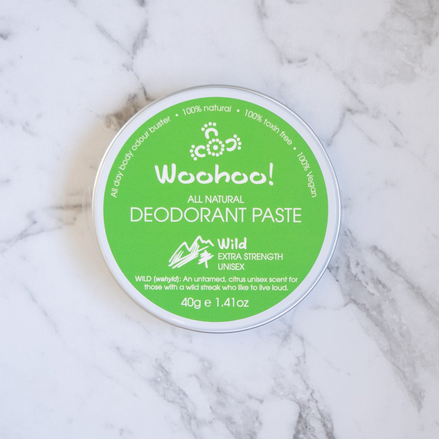 Woohoo! Body - All Natural Deodorant Paste 40g