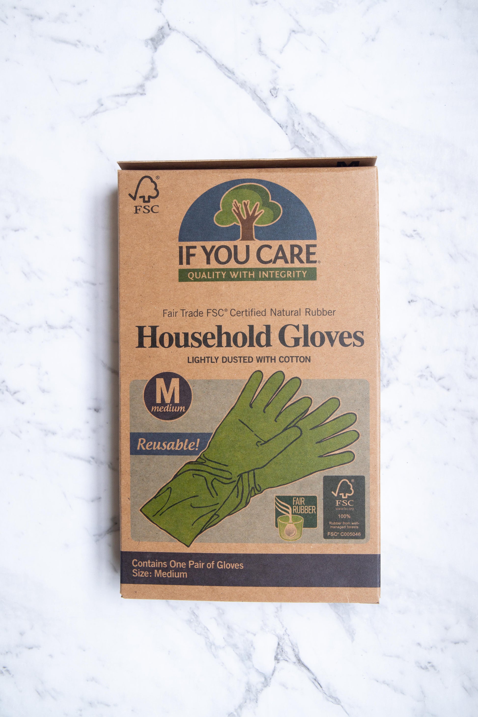 If You Care - FSC Certified Rubber Household Gloves - EcoLife Box
