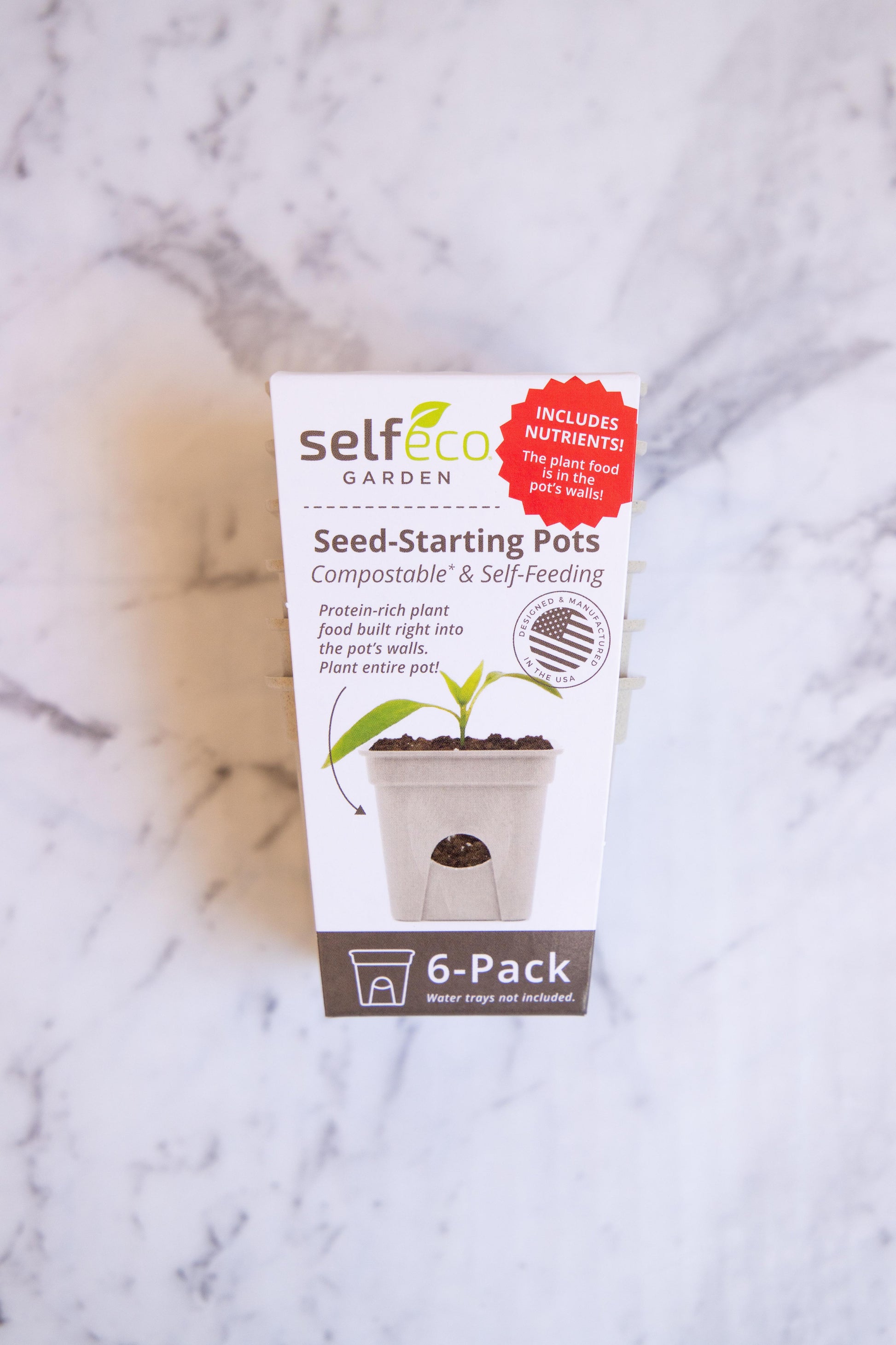 SelfEco Garden - Compostable Seed Starting Garden Pots - EcoLife Box