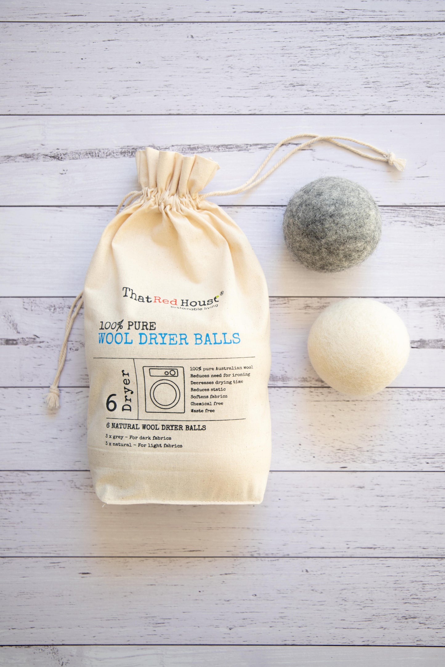 That Red House - Wool Dryer Balls