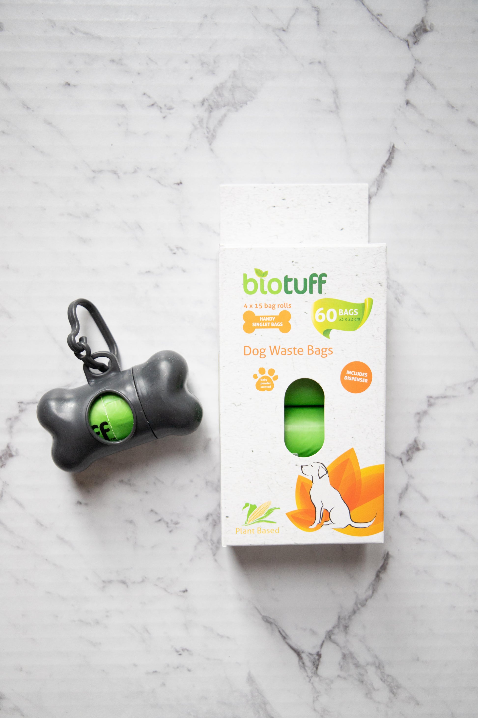 Biotuff - Dog Waste Bags & Dispenser - EcoLife Box