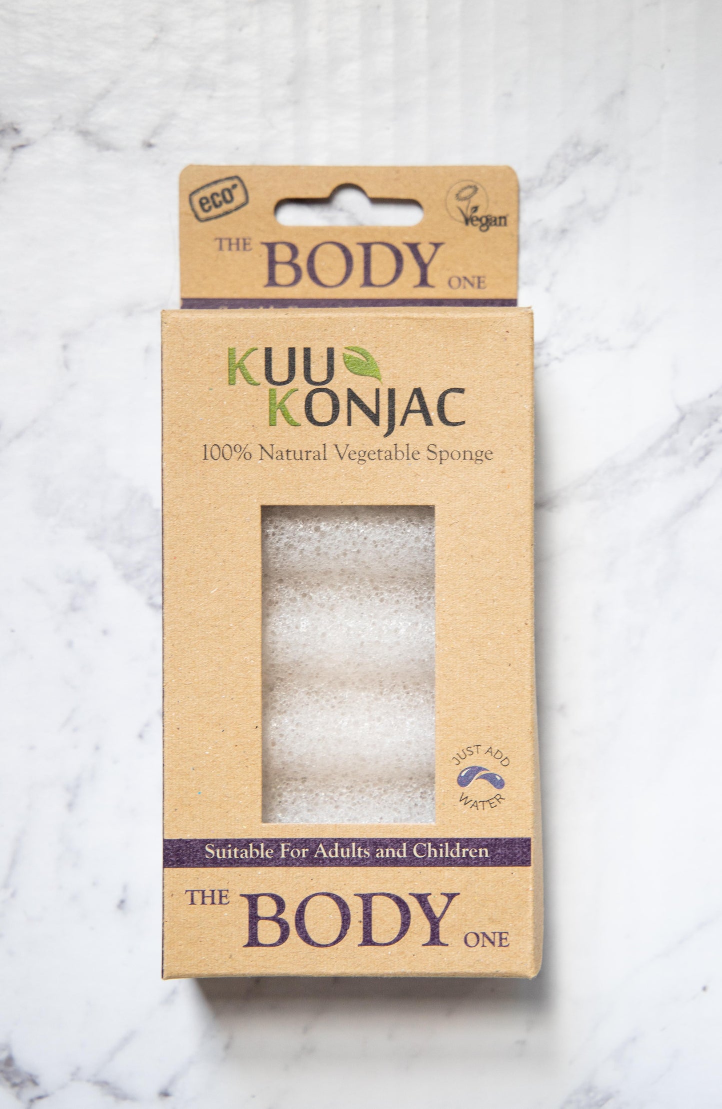 KUU Konjac - 6 Wave Body Sponge