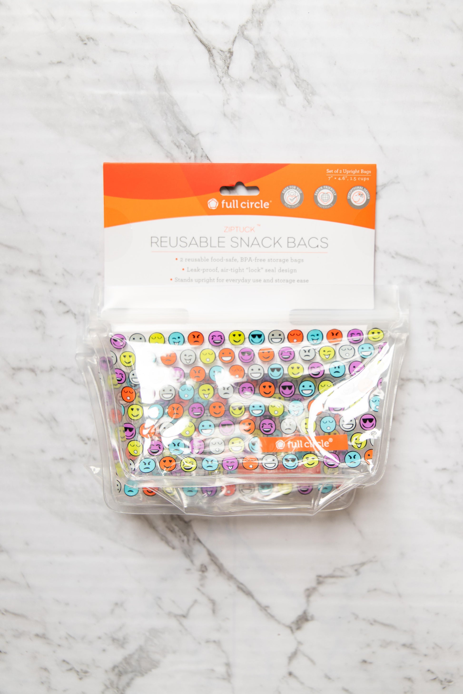 Full Circle - Ziptuck Reusable Snack Bags - EcoLife Box