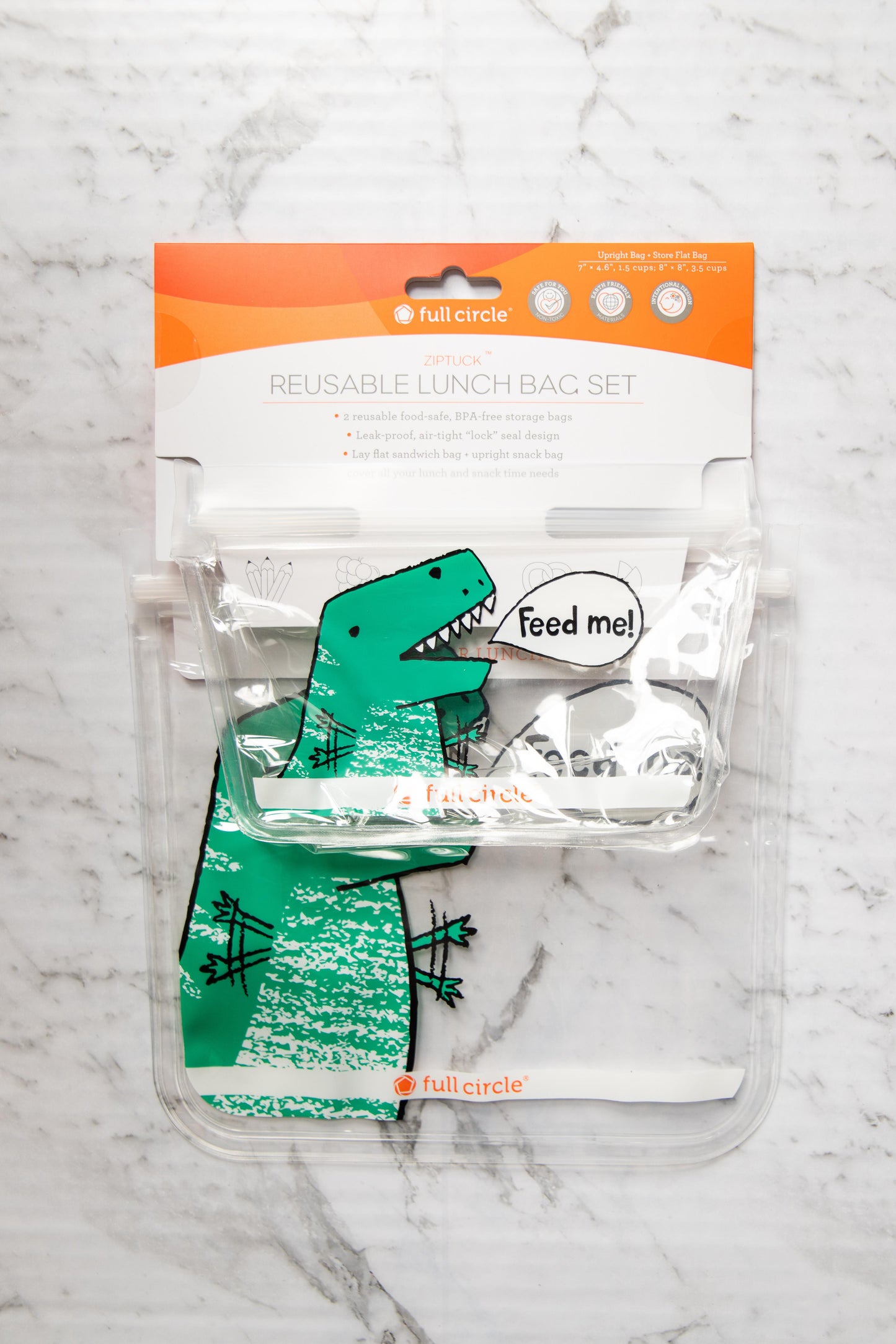 Full Circle - Ziptuck Reusable Lunch Bag Set