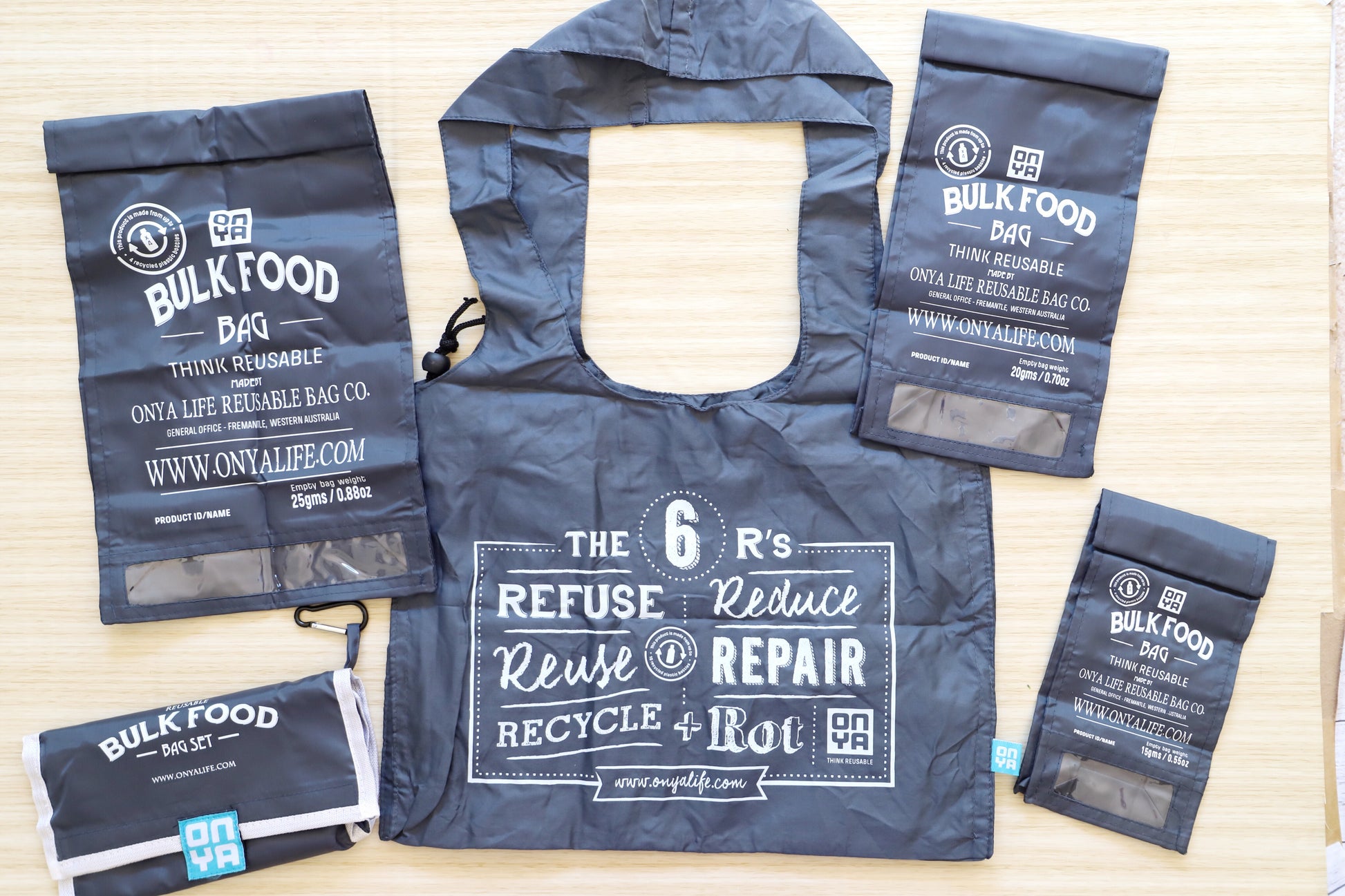 Onya - Reusable Bulk Food Bags - EcoLife Box
