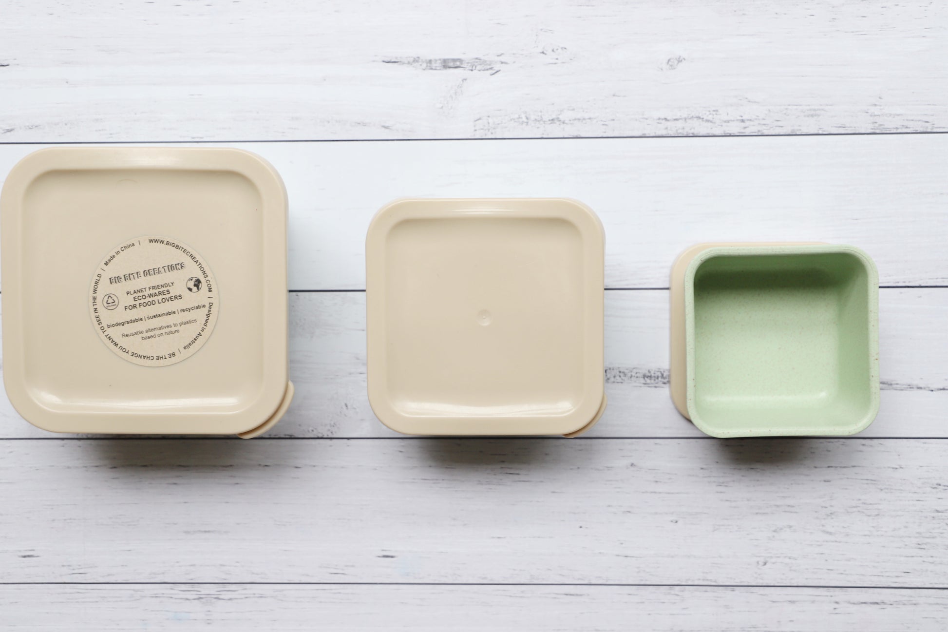 Big Bite Eco - 3 in 1 Eco Biodegradable Food Storage Set - EcoLife Box