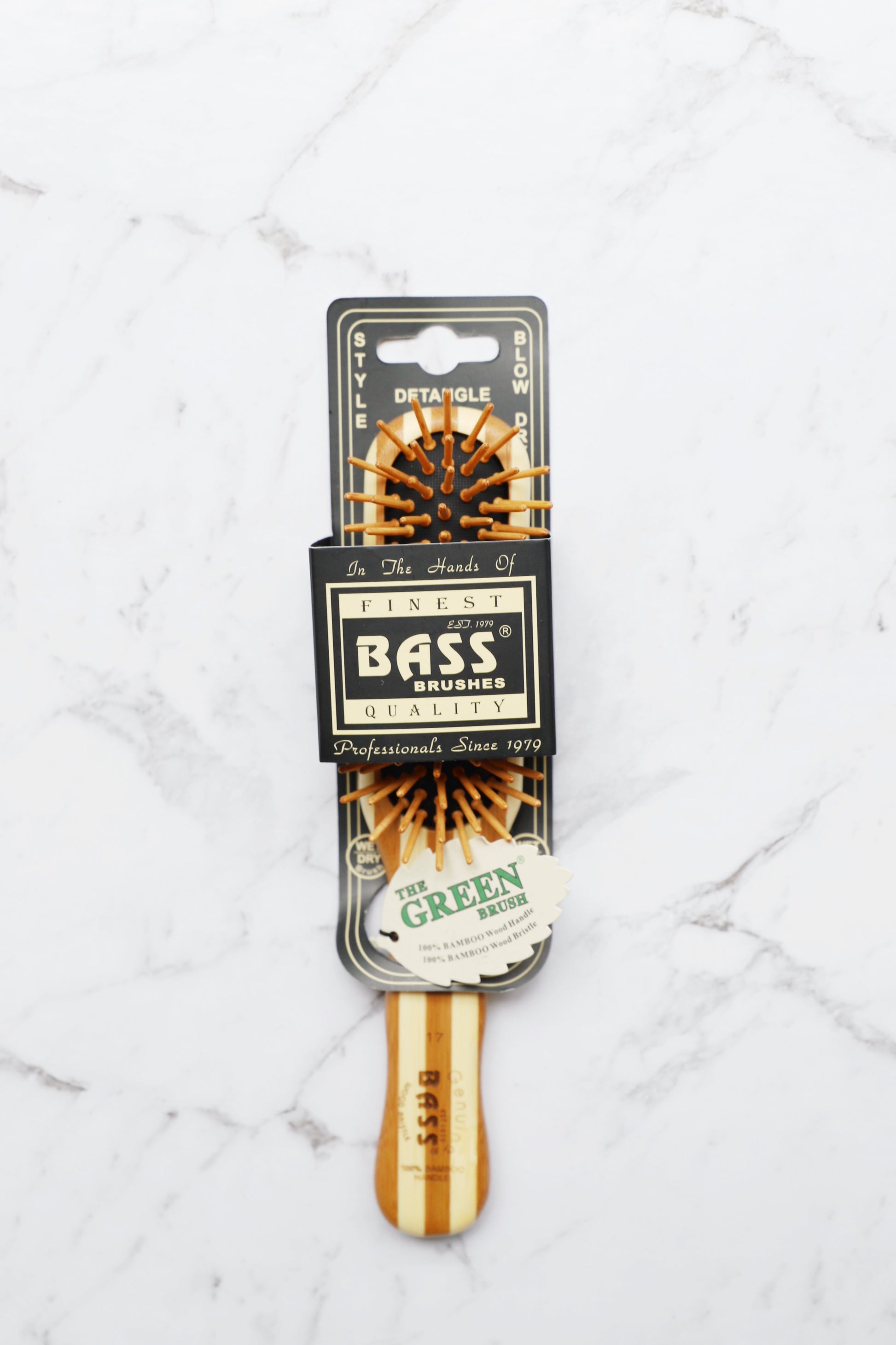 Bass Brushes - Bamboo Wood Hair Brush - EcoLife Box