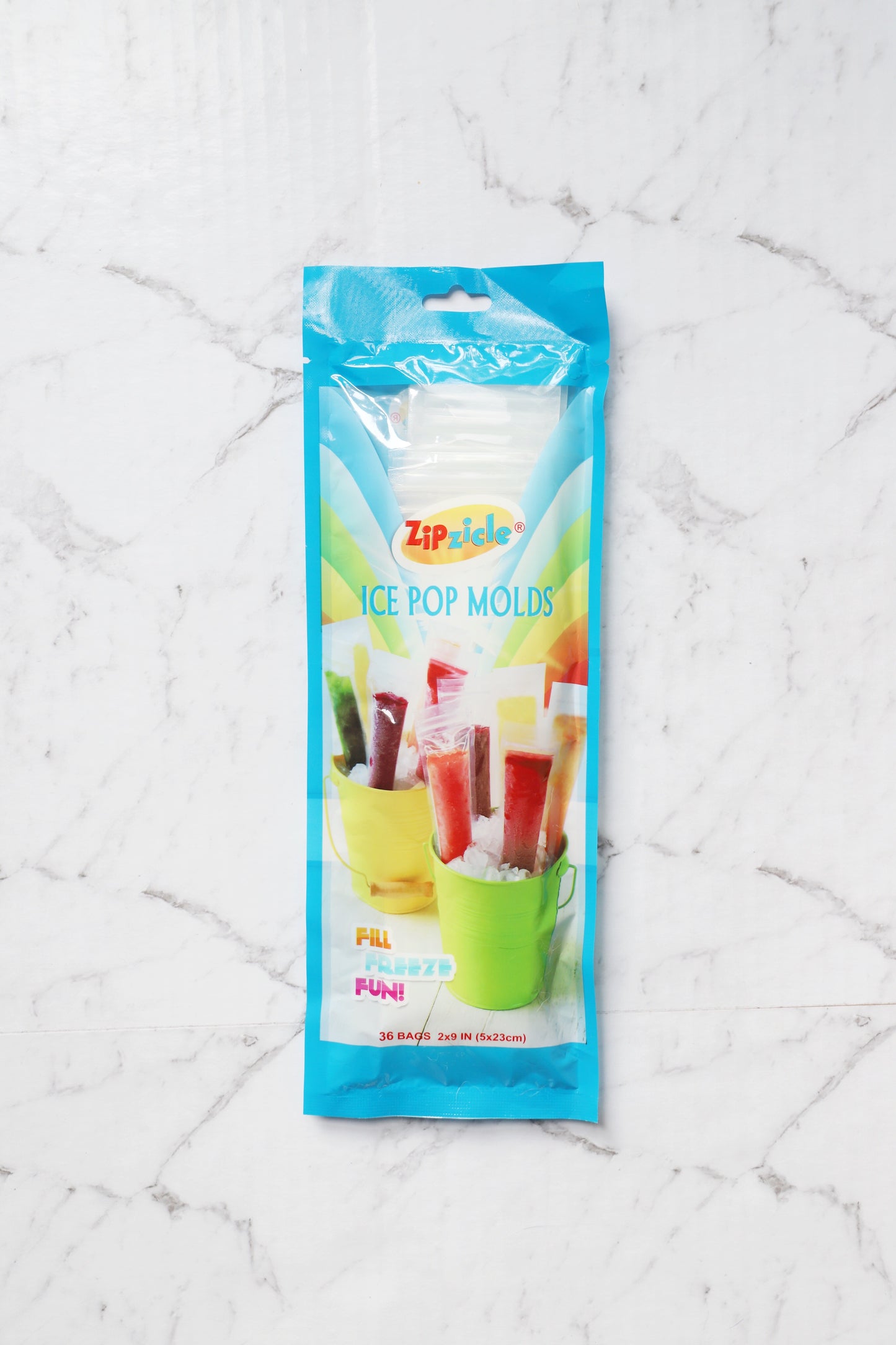 Zipzicle - Reusable Ice Block Tubes (36 pack)