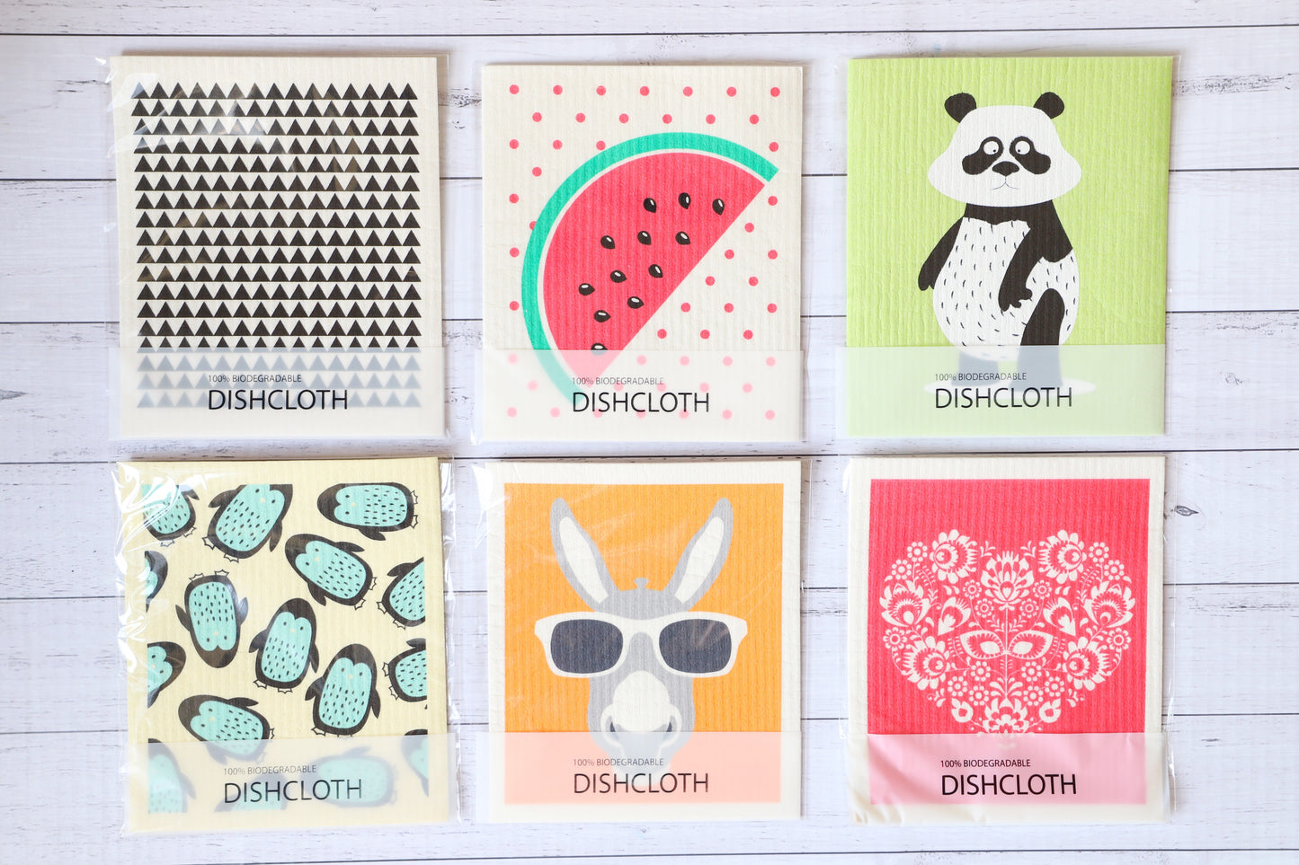 RetroKitchen - Biodegradable Dish Cloths - EcoLife Box