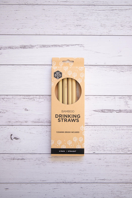 Ever Eco - Bamboo Drinking Straws 4 pack