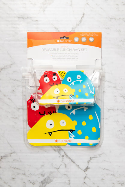 Full Circle - Ziptuck Reusable Lunch Bag Set