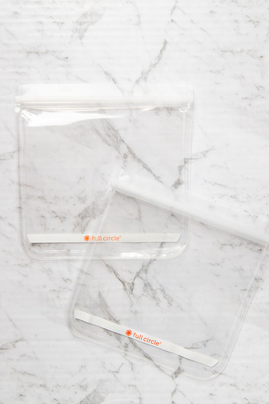 Full Circle - Ziptuck Reusable Sandwich Bags Clear