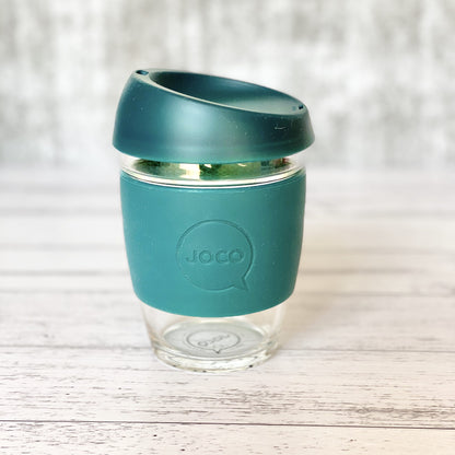 Joco 12oz Glass Reusable Coffee Cup - EcoLife Box