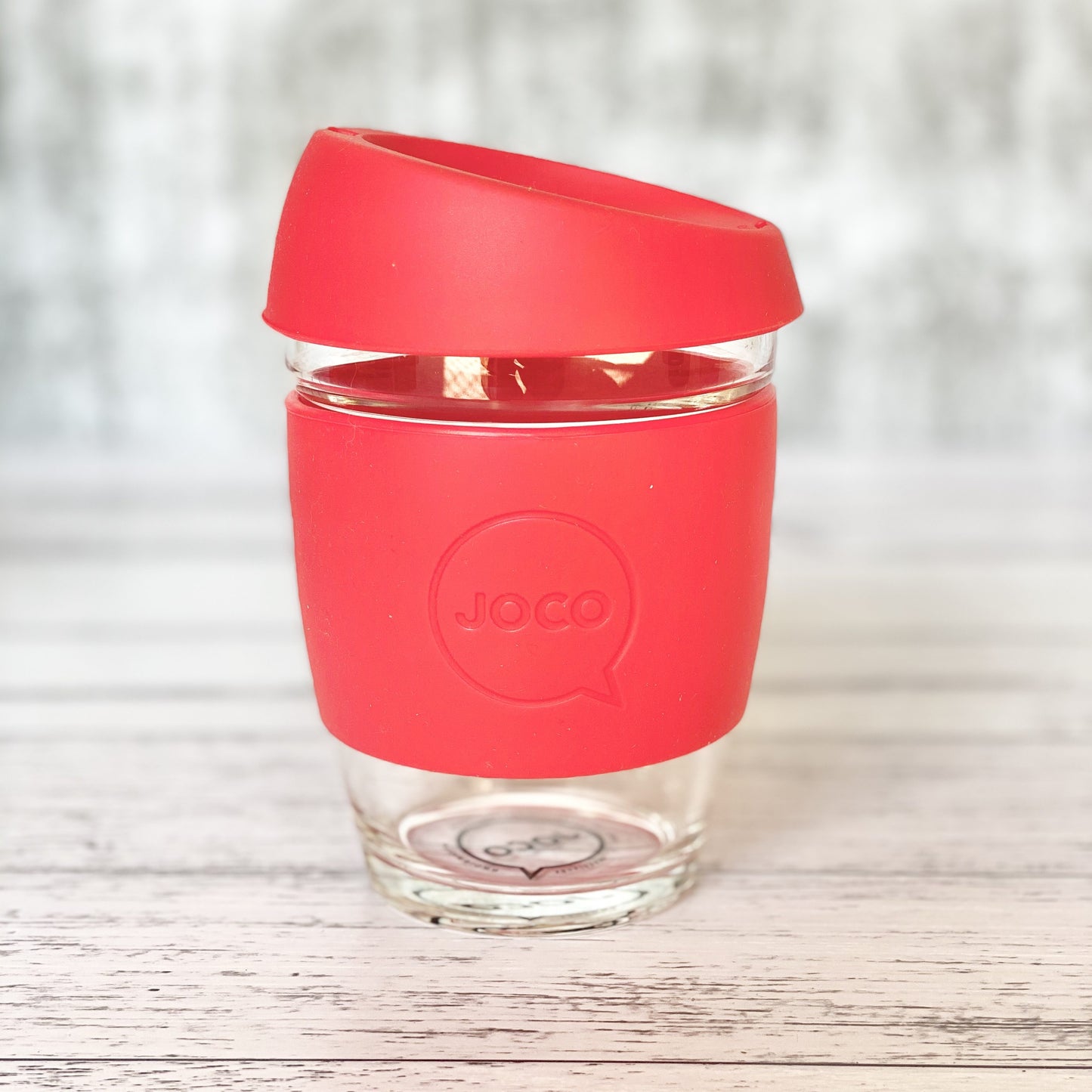 Joco 12oz Glass Reusable Coffee Cup - EcoLife Box