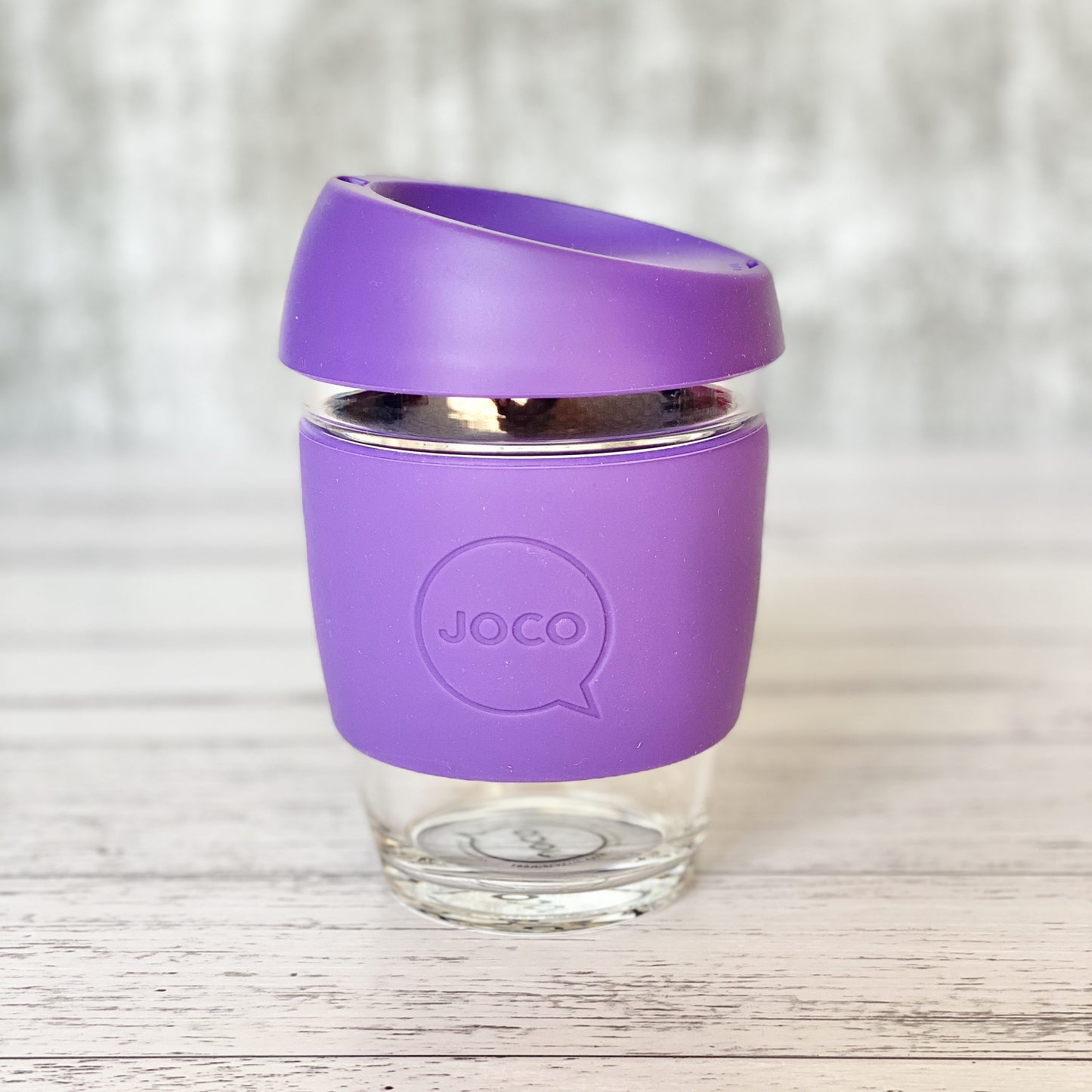 Joco 12oz Glass Reusable Coffee Cup - EcoLife Box