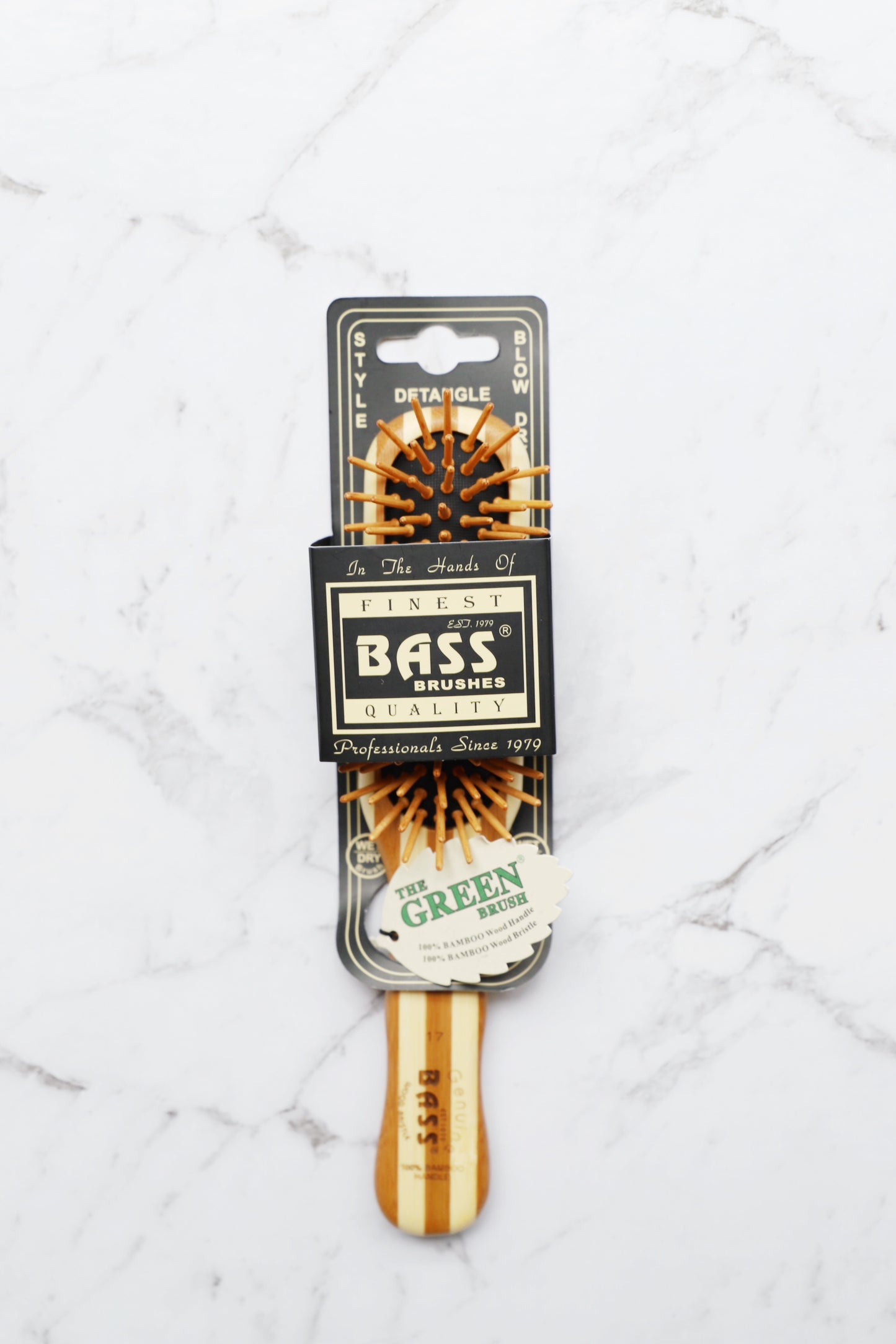 Bass Brushes - Bamboo Wood Hair Brush